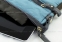 Голубая многофункциональная сумка чехол для хранения вещей и iPad - 7