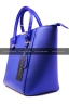 Большая синяя сумка Виктория Бекхем